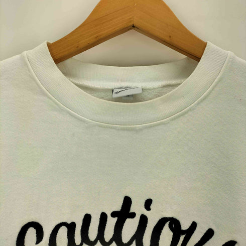 cautious コーシャス ロゴ刺繍 スウェット メンズ M