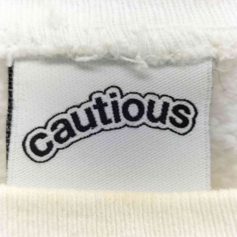 cautious コーシャス ロゴ刺繍 スウェット メンズ M