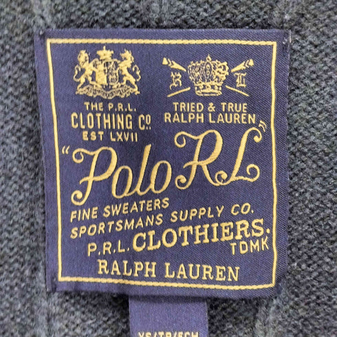 ポロバイラルフローレン Polo by RALPH LAUREN ウィンドーペーン ウール セーター ベスト メンズ XS