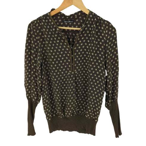 ヒステリックグラマー HYSTERIC GLAMOUR シルク100 総柄ブラウス レディース FREE