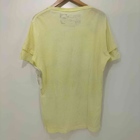 ディーゼル DIESEL 00s DEEP WATER WORK FIRE BIGLOGO TEE グラフィックプリント 半袖Tシャツ Y2K メンズ import:M