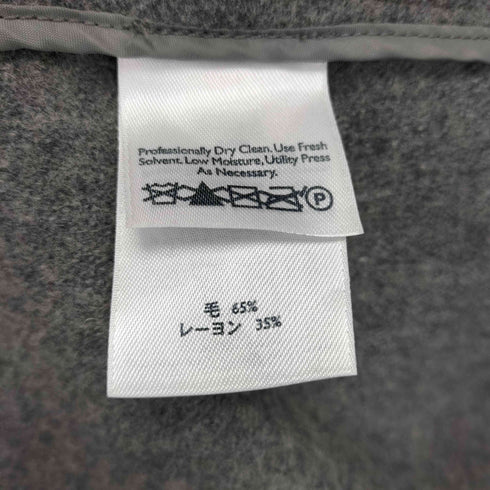 エディーバウアー Eddie Bauer ウール混 ビッグカラー ジャケット ポンチョ レディース S/M