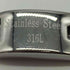 STAINLESS STEEL 316L チェーンネックレス メンズ