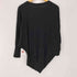 DRESS HERSELF ドレスハーセルフ カシミヤ混 ドルマンスリーブアシメニットワンピース レディース M~L