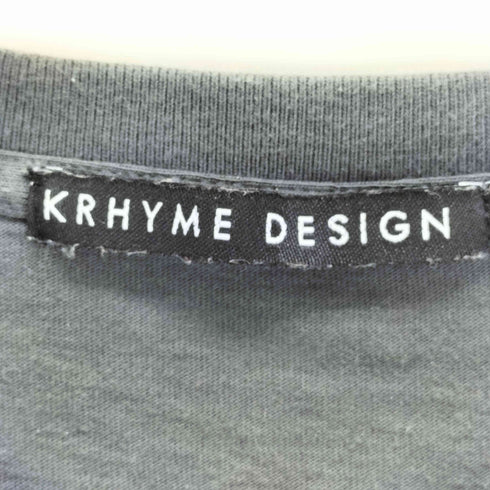 KRHYME DESIGN クライムデザイン ロゴプリント 半袖Tシャツ メンズ M