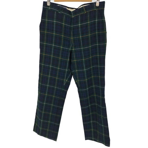 ペンドルトン PENDLETON USA製 ロケットTALON タータンチェック ウール スラックス メンズ