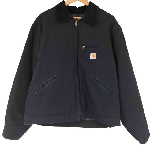 カーハート Carhartt USA製 Duck Blanket Lined Detroit Jacket 裏地ブランケット デトロイトジャケット メンズ import:XL