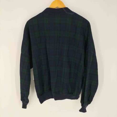 ペンドルトン PENDLETON USA製 ブラックウォッチ チェック ウール カーディガン メンズ import:L