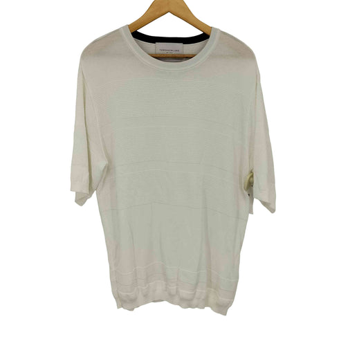 トゥモローランド TOMORROWLAND tricot-T シャドーボーダー ニットTシャツ メンズ import:L