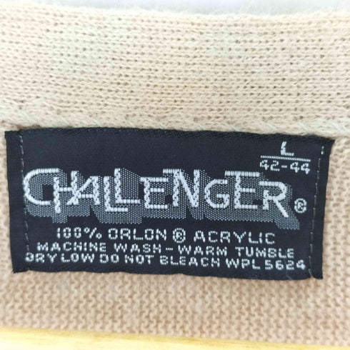 チャレンジャー CHALLENGER アクリル ニット カーディガン メンズ import:L