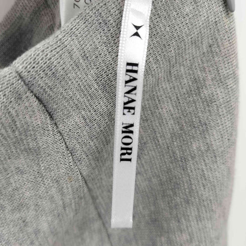 ハナエモリ HANAE MORI ナイロン混 スウェットミディアムスカート レディース 62-70