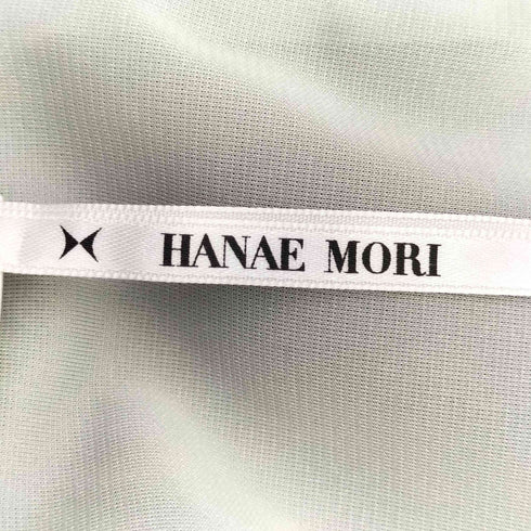 ハナエモリ HANAE MORI ナイロン混 スウェットミディアムスカート レディース 62-70