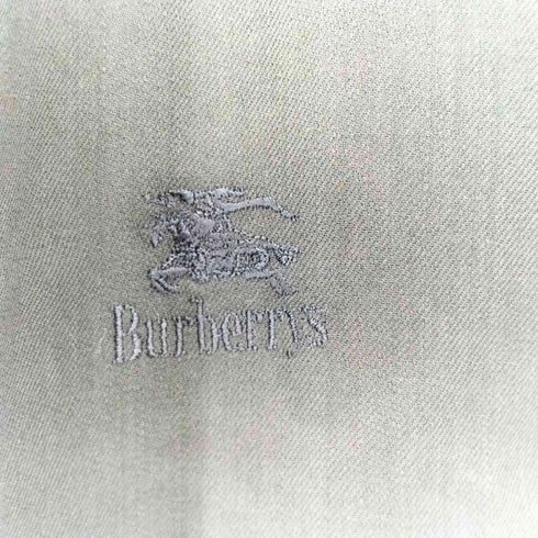 バーバリーズ BURBERRYS ホース刺繍 ウールナイロン 2タック ハーフパンツ レディース M