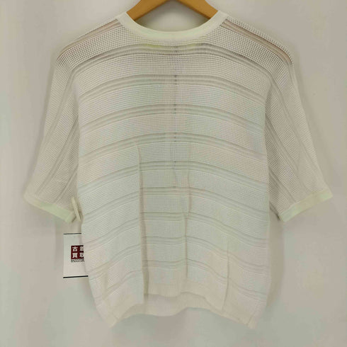 ピーエスポールスミス PS Paul Smith ハーフシップ七分袖ニット レディース import:M