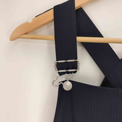 クレオルム CREOLME ピンストライプ サロペット レディース FREE