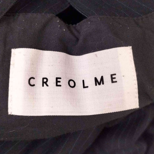 クレオルム CREOLME ピンストライプ サロペット レディース FREE