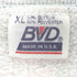 BVD USA製 裏起毛 無地 ブランク スウェット メンズ import:XL