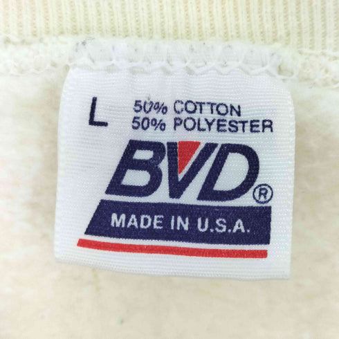 BVD USA製 裏起毛 無地 ブランク スウェット メンズ import:L