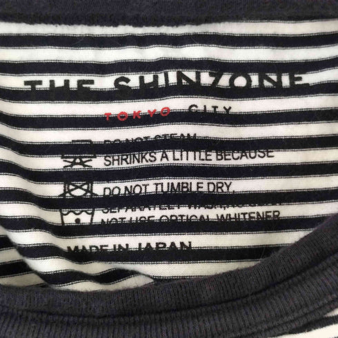 ザシンゾーン THE Shinzone PACK TEE パックTシャツ ボーダー クルーネックTシャツ レディース FREE