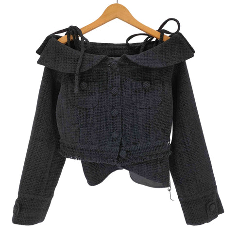 アンドマリー AND MARY Twiggy tweed jacket set ツウィギー ツイード ジャケットセット レディース FREE