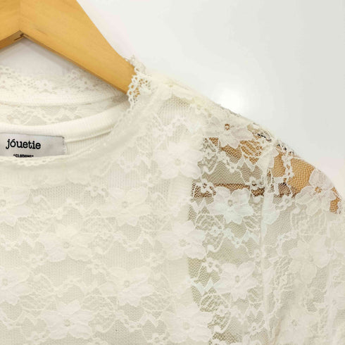 ジュエティ jouetie 24ss レースフィットTシャツ レディース JPN:M