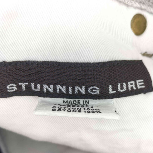 スタニングルアー Stunning Lure ハイライズテーパードデニムパンツ レディース UK:23