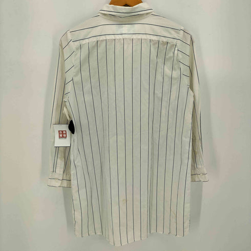 ポロバイラルフローレン Polo by RALPH LAUREN LOWELL SPORTS ピンストライプ ポニー無 フロントポケット 長袖 シャツ メンズ import:XXL
