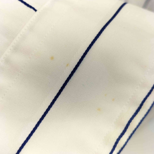 ポロバイラルフローレン Polo by RALPH LAUREN LOWELL SPORTS ピンストライプ ポニー無 フロントポケット 長袖 シャツ メンズ import:XXL