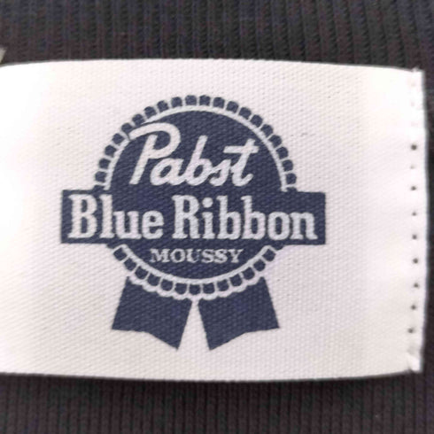 マウジー moussy 26ss PABST CURSIVE LOGO Tシャツ レディース FREE