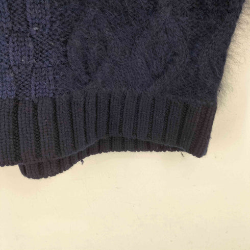 イズネス is-ness MOSAIC KNITTED SWEATER モザイクニットセーター メンズ import:L