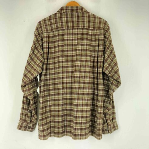 パタゴニア patagonia 00S チェック柄 フラップポケット 長袖シャツ メンズ import:M