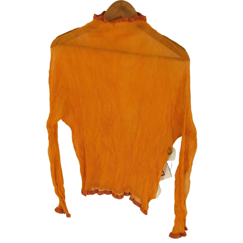 イッセイミヤケ ISSEY MIYAKE シフォンツイストカットソー レディース