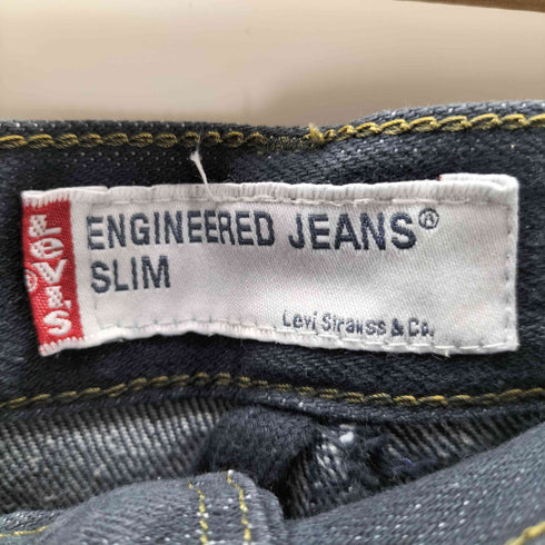 リーバイス Levis 00S ENGINEERED JEANS SLIM 立体裁断 カスリ クロップド デニム パンツ メンズ W32