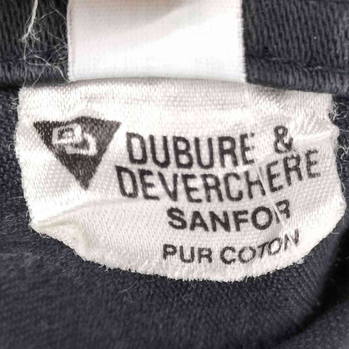 Dubure & Deverchere MADE IN FRANCE フランス製 フレンチ ユーロ ワーク ブラック モールスキン カバーオール ジャケット vintage ヴィンテージ メンズ 48