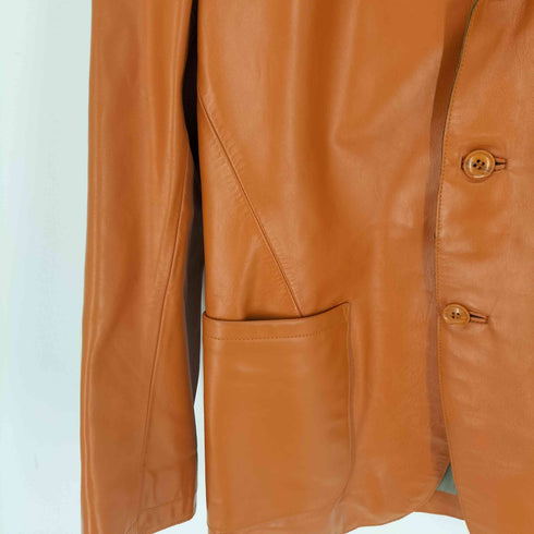 キャサリンハムネットロンドン KATHARINE HAMNETT LONDON ホースレザー テーラードジャケット メンズ import:S
