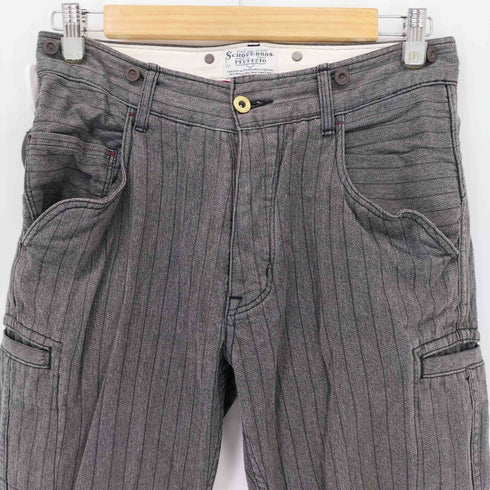 ショットブロス SCHOTT BROS. ストライプ ギミック テーパードワークパンツ メンズ US:30-31