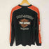 ハーレーダビッドソン HARLEY-DAVIDSON Prestige Long Sleeve Sweater 刺繍ロゴ Vネック レーシングスウェット メンズ import:S