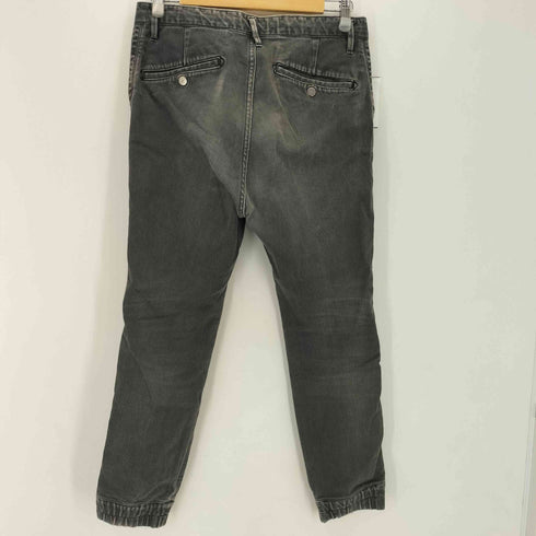 ノンネイティブ nonnative ドローコード テーパードブラックデニムパンツ メンズ JPN:1