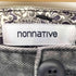 ノンネイティブ nonnative ドローコード テーパードブラックデニムパンツ メンズ JPN:1
