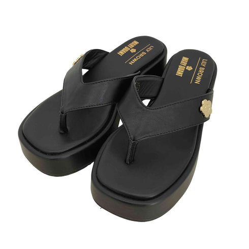 マリークワント MARY QUANT 23ss デイジーモチーフトングサンダル レディース JPN:S 22.5
