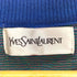 イヴサンローラン Yves Saint Laurent パワーショルダー 総柄 半袖ニットワンピース レディース JPN:M