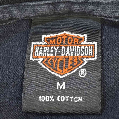 ハーレーダビッドソン HARLEY-DAVIDSON 90s USA製 ウルフ プリント 半袖 Tシャツ メンズ M