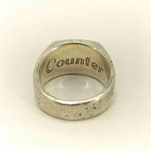 COUNTER カウンター 925 スクエア シグネット リング メンズ 12号