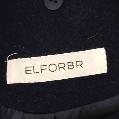 ELFORBR エルフォーブル フード付きウールコート レディース