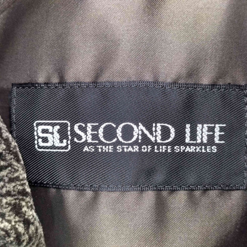SECOND LIFE ベルベット 2B テーラードジャケット メンズ 102-BB6