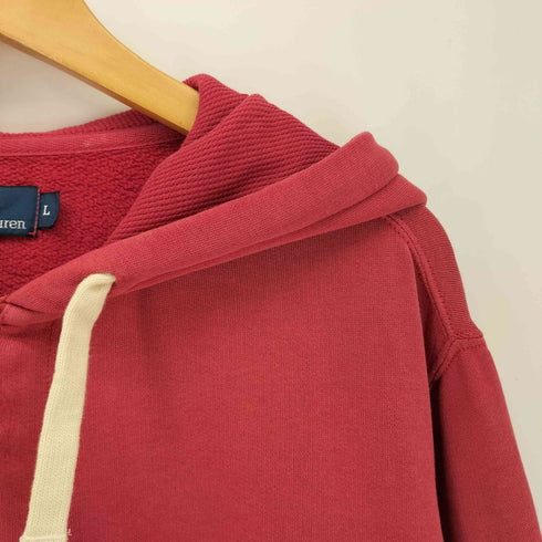 ポロバイラルフローレン Polo by RALPH LAUREN 90s ポニー刺繍 裏起毛 ジップアップパーカー メンズ import:L