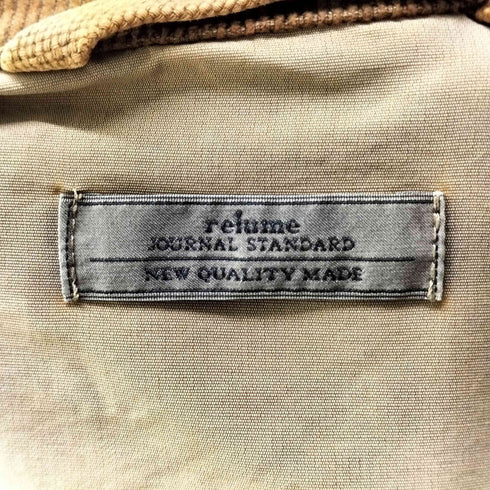 ジャーナルスタンダードレリューム JOURNAL STANDARD relume 25AW フェード マウンテン スタンドカラー ブルゾン メンズ import:L