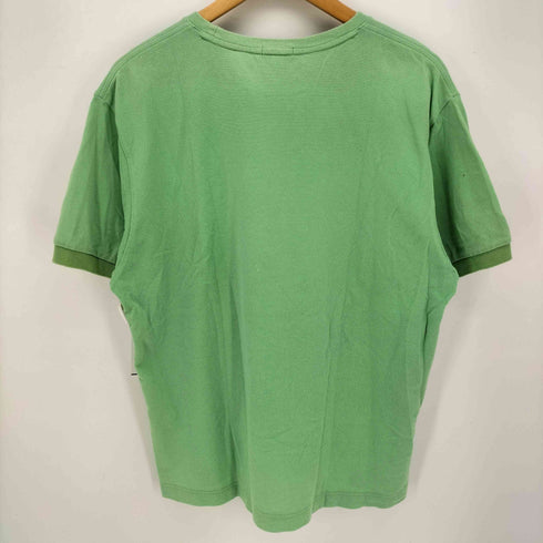 ラコステ LACOSTE EXCLUSIVE EDITION ロゴ 刺繍 鹿の子 クルーネック S/S Tシャツ メンズ import:XL