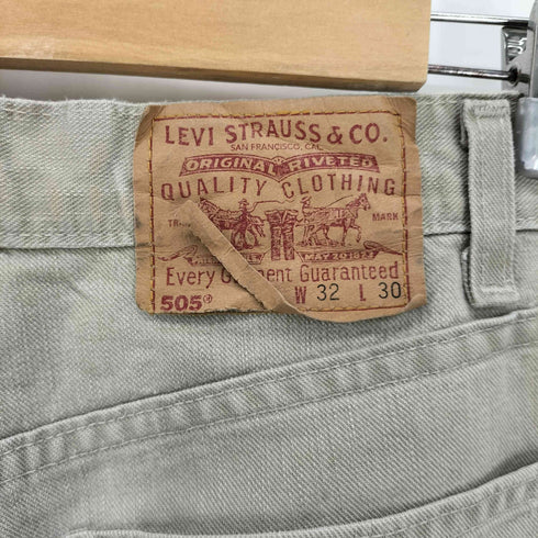 リーバイス Levis 90S USA製 505 REGULAR FIT STRAGHT LEG ボタン裏 511 刻印 ジップフライ チノパンツ メンズ W32 L30