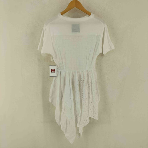 メゾンミハラヤスヒロ Maison MIHARA YASUHIRO バックレース ドッキング 半袖 ワンピース レディース 36